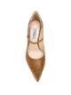 Prada embossed crocodile effect pumps