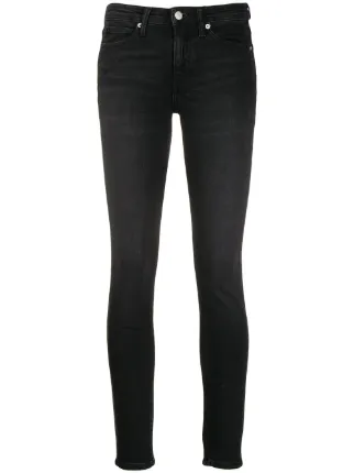 calvin klein jeans low rise skinny