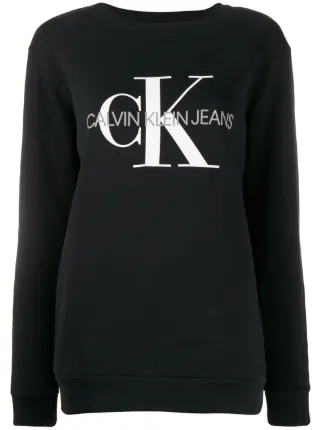 white ck jumper