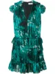 Image 1 of Victoria Victoria Beckham ruffle trim pleated dress