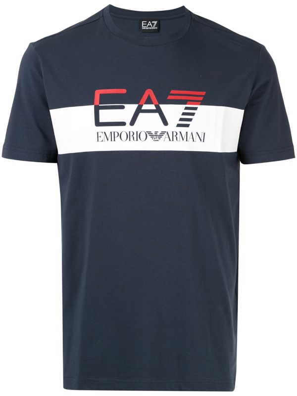 Ea7 Emporio Armani printed logo T-shirt 