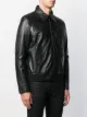 Saint Laurent leather trucker jacket