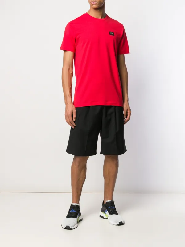 Paul & Shark Logo Patch T-shirt | Red | FARFETCH