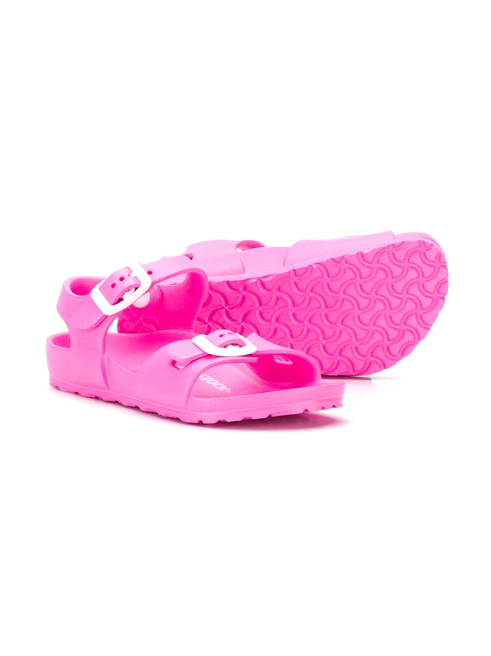 Birkenstock Kids Sandalen met gesp Roze