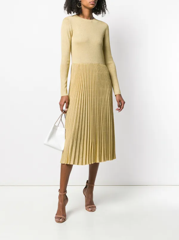 ralph lauren pleated dress