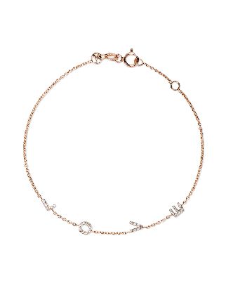 Kismet By Milka 14kt Rose Gold Love Diamond Bracelet - Farfetch