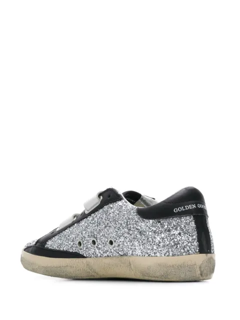 golden goose strap sneakers