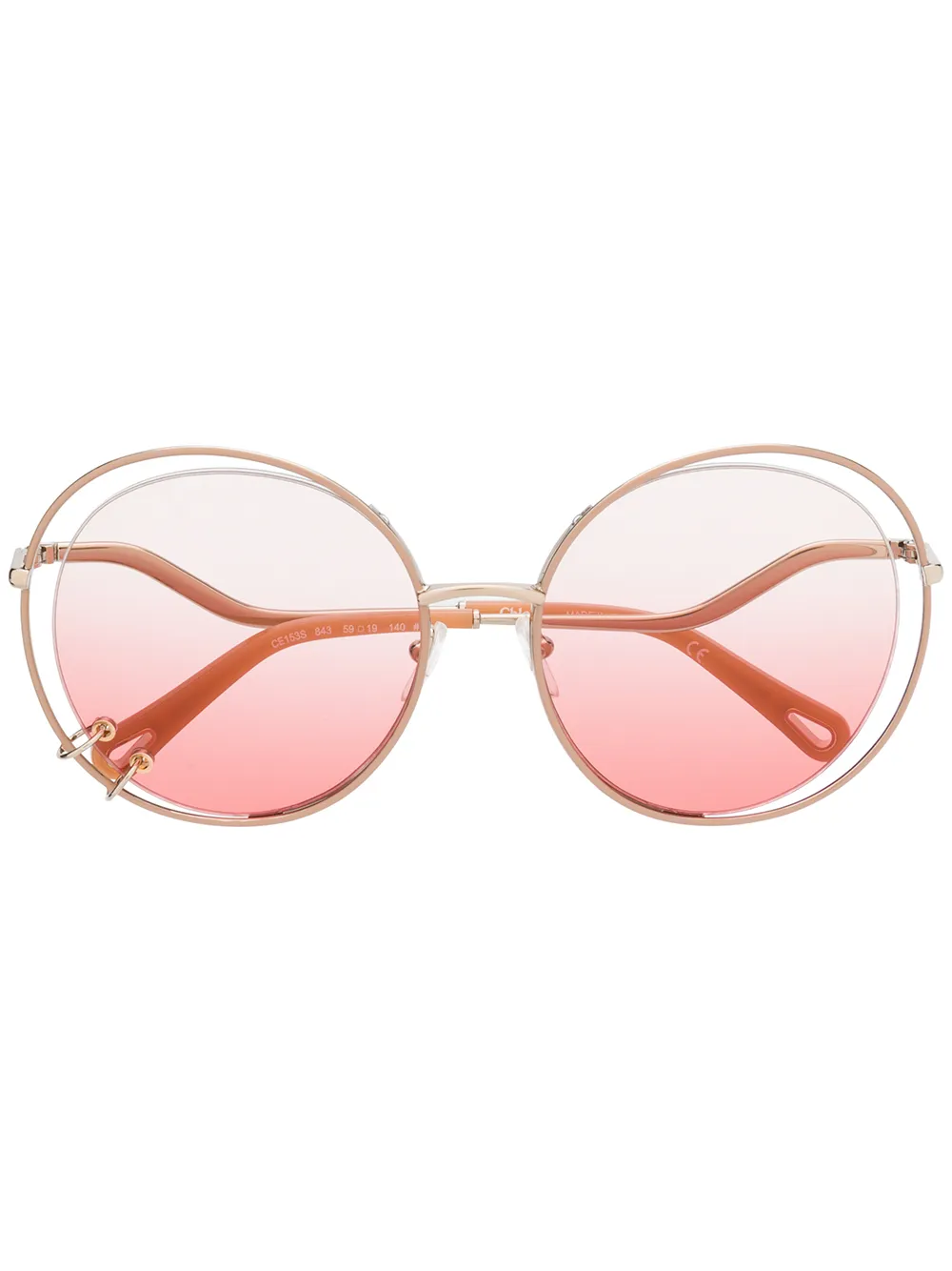 фото Chloé Eyewear солнцезащитные очки оверсайз