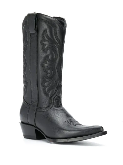 Ash Amazone Embroidered Boots In Black
