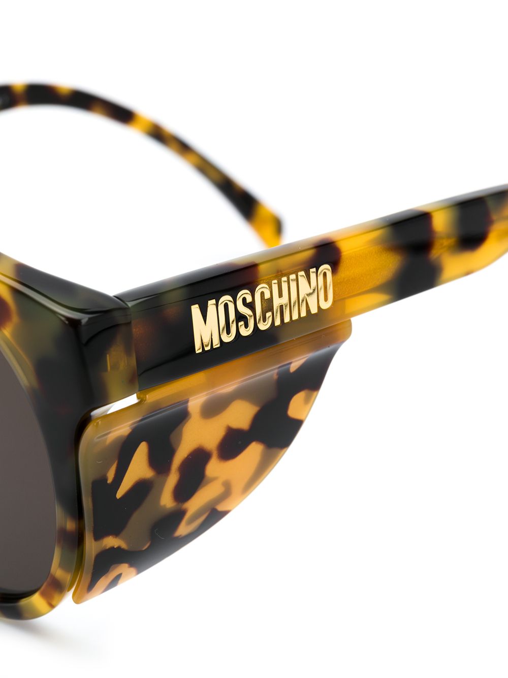 фото Moschino eyewear солнцезащитные очки в круглой оправе