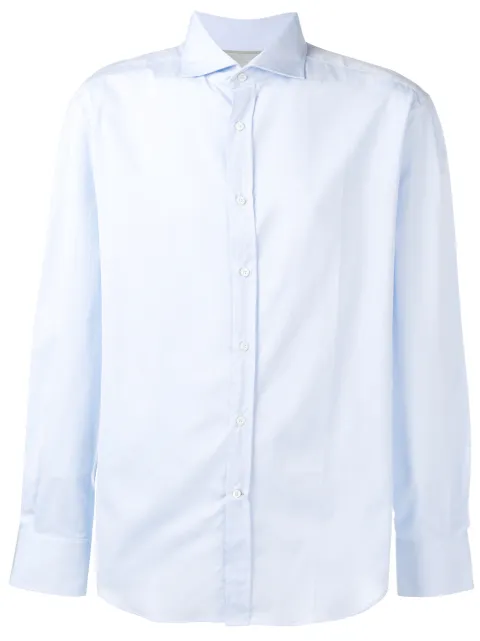 Brunello Cucinelli camisa con cuello italiano