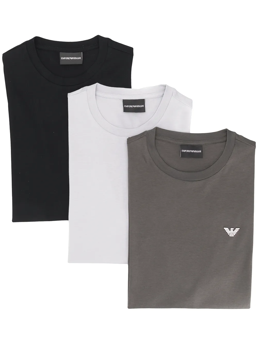 emporio armani 3 pack t shirts