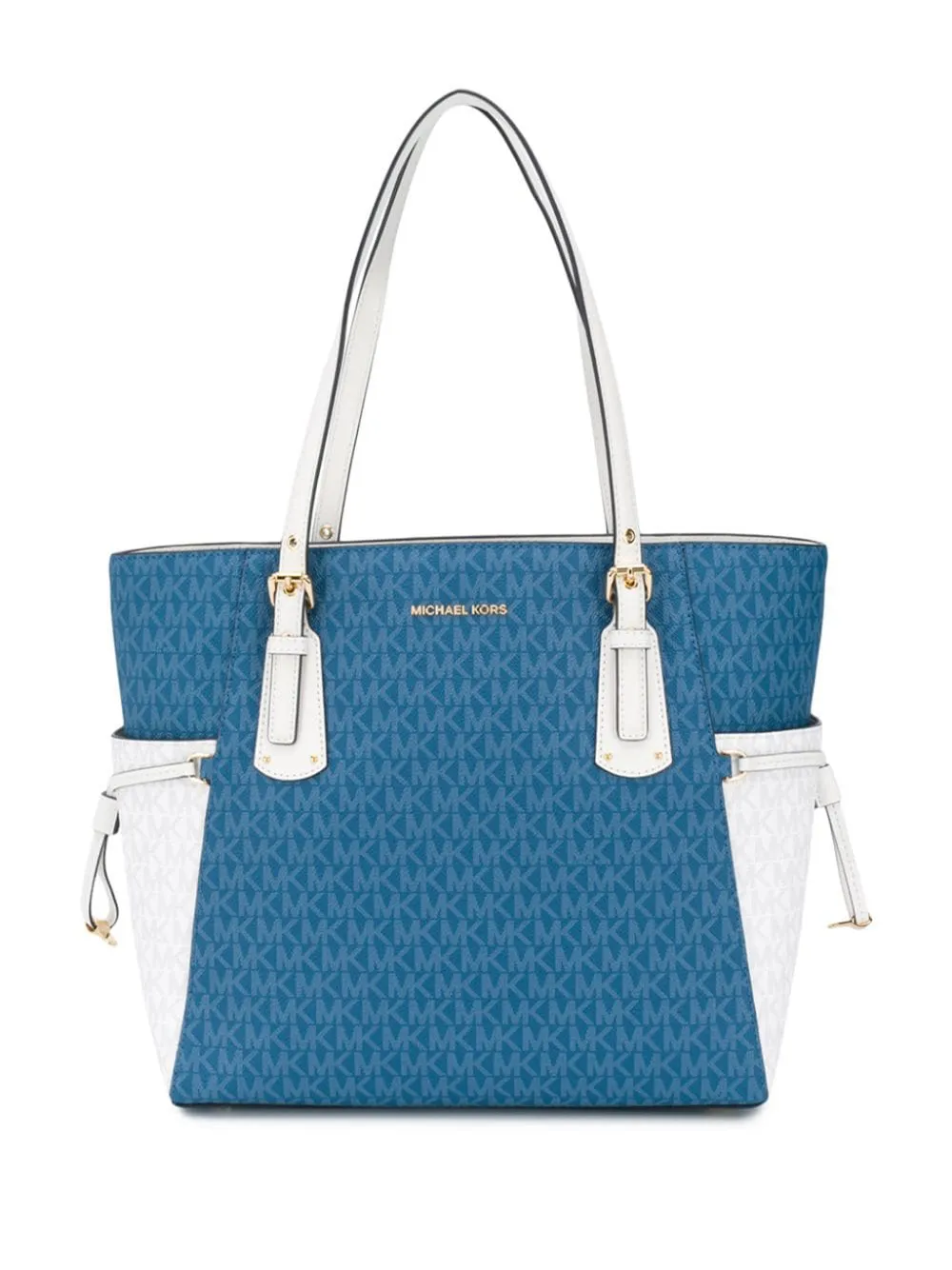 michael michael kors voyager small logo tote bag