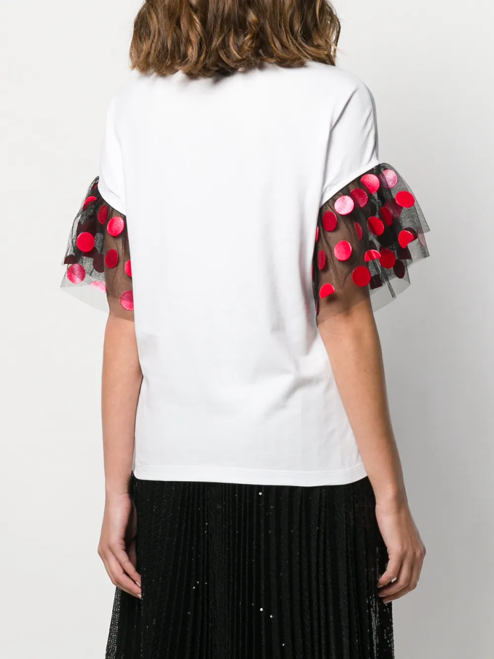 фото Msgm футболка с оборками