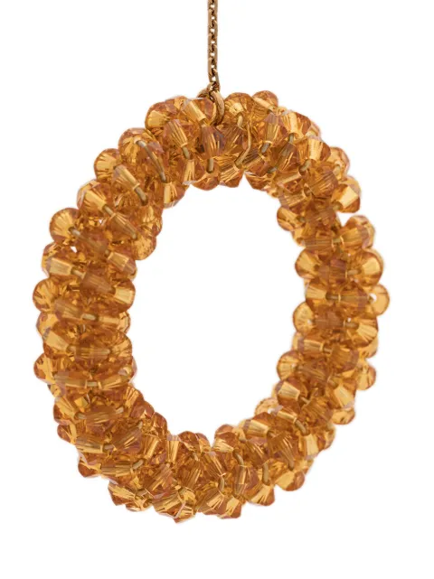 Jacquemus Les Boucles Drop Earrings In Orange