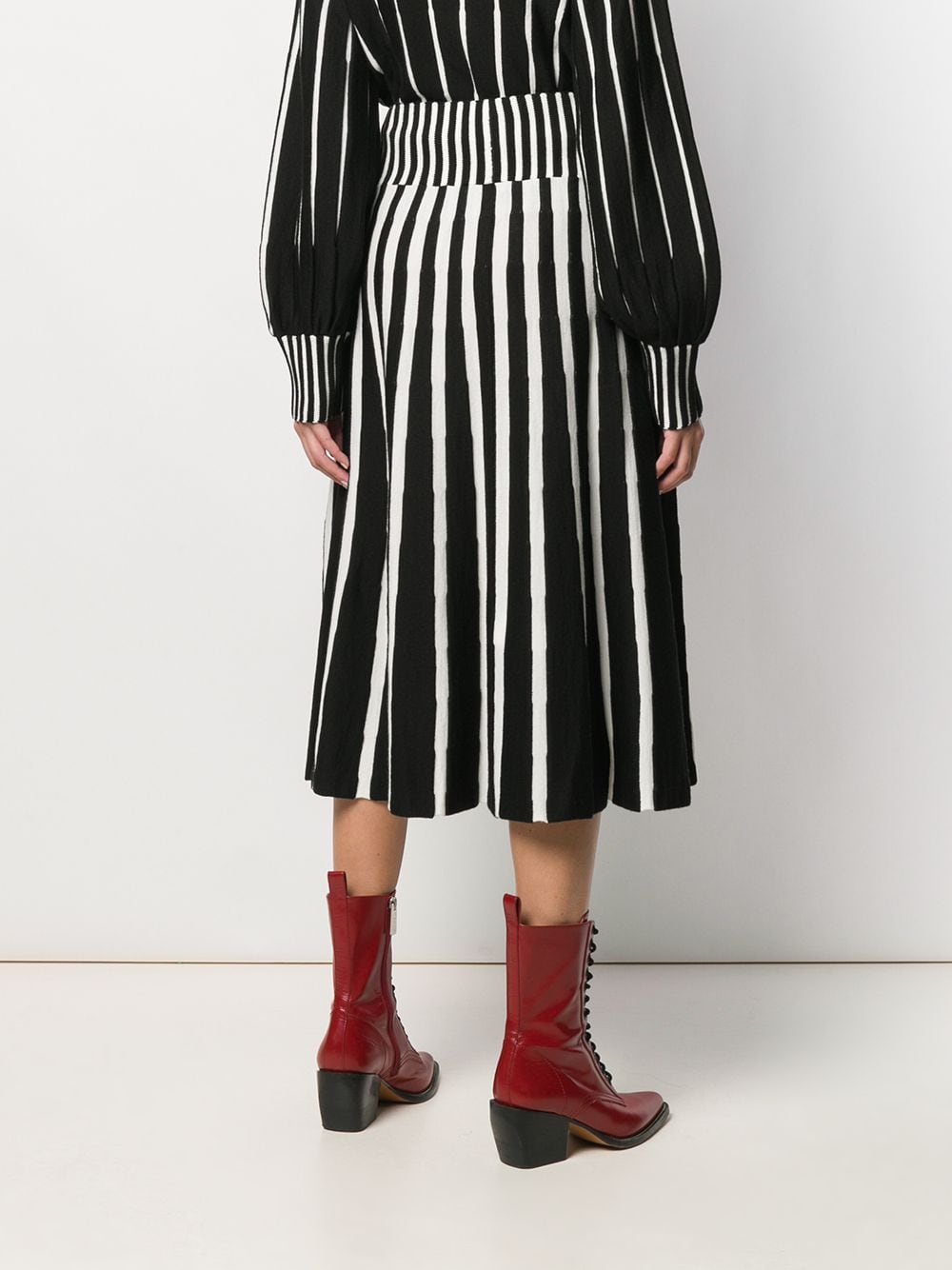 MSGM Knitted Midi Skirt - Farfetch