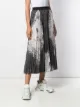 MSGM プリント プリーツスカート