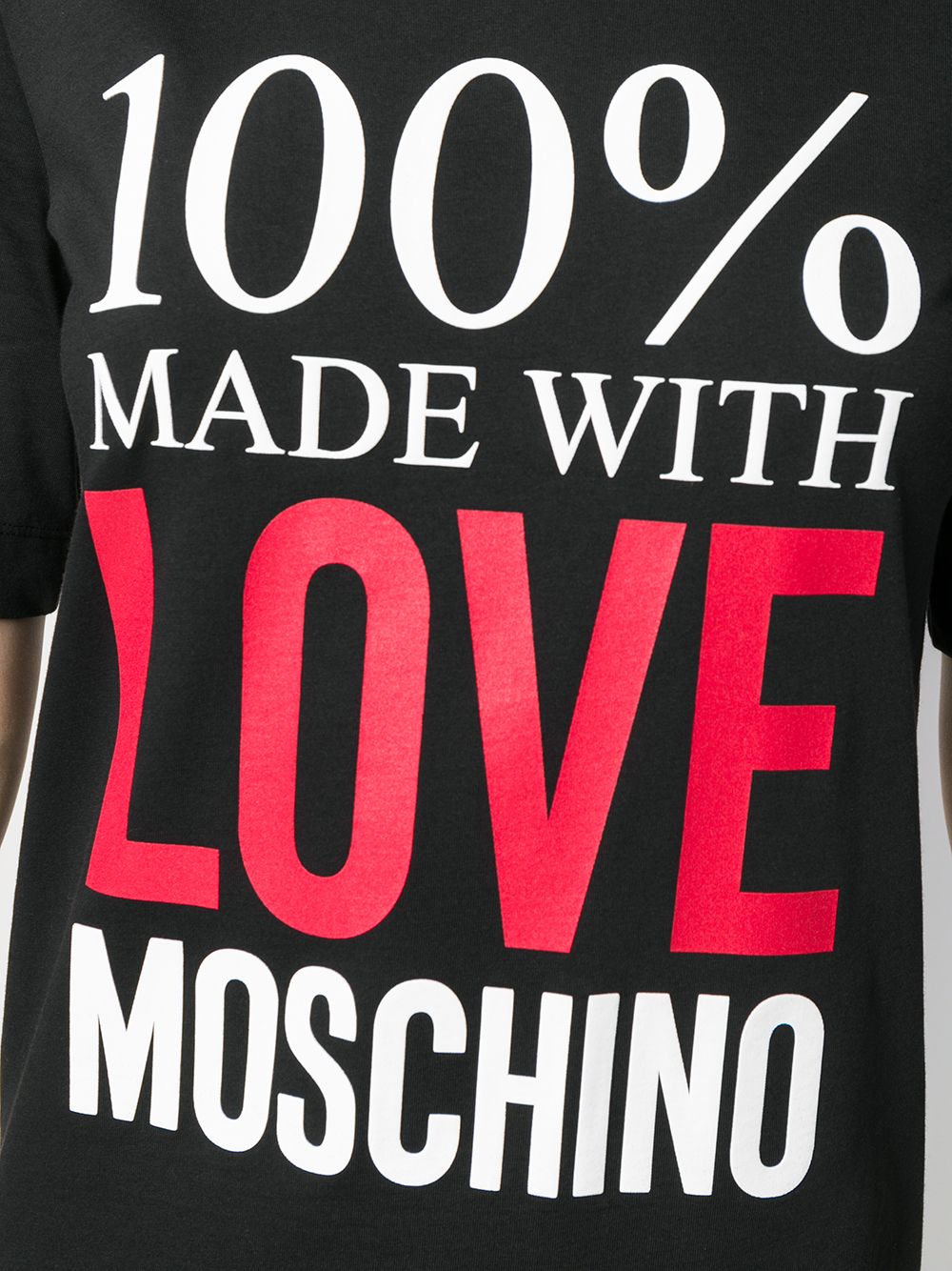 фото Love moschino платье-футболка с логотипом