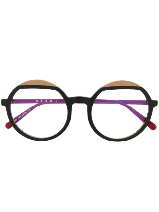 Marni Eyewear Occhiali Da Vista Oversize Rotondi - Farfetch