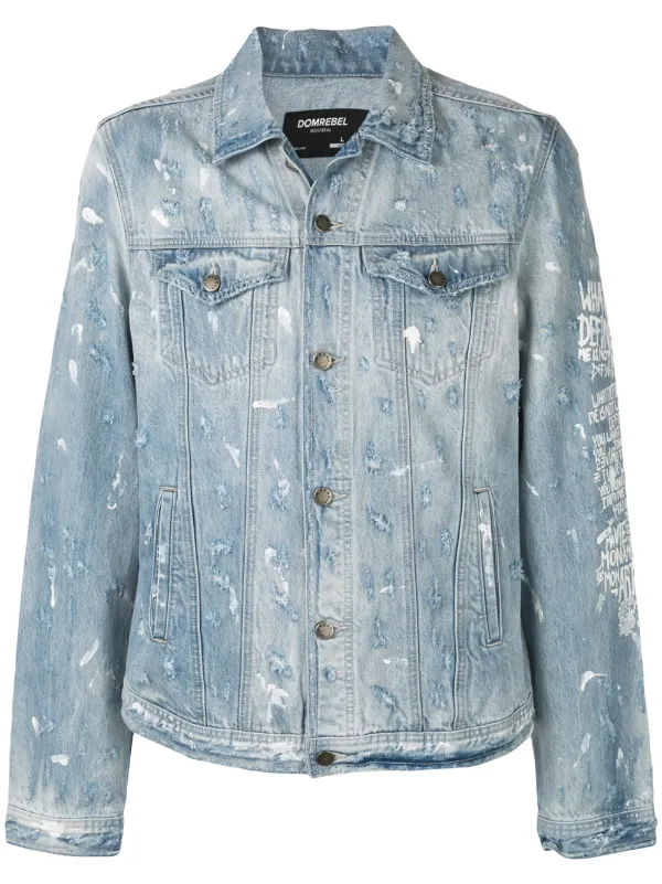 jumper under denim jacket