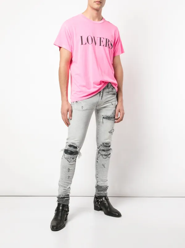 pink amiri shirt