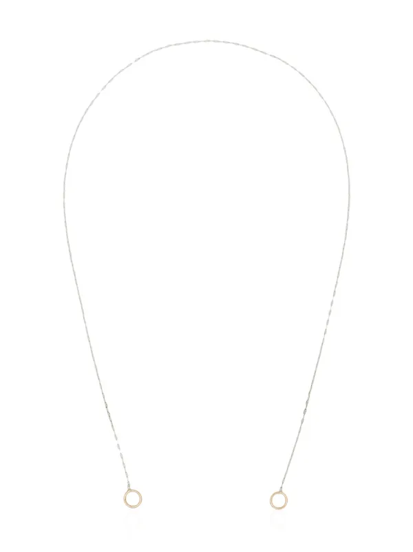 Link Chain with 14K Yellow Gold Loops 