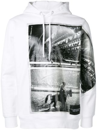 White Calvin Klein Jeans X Andy Warhol Photographic Hoodie For Men |  
