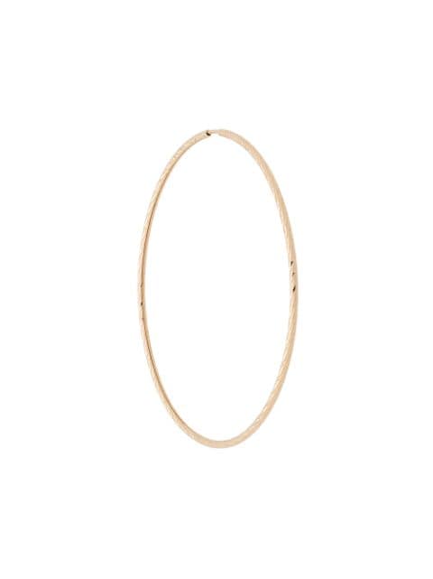 Maria Black 14kt yellow gold Liv 50mm hoop earring