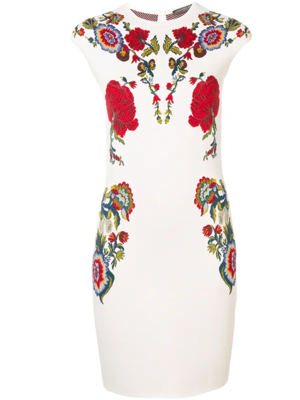 alexander mcqueen bodycon dress