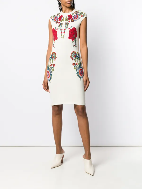 alexander mcqueen bodycon dress
