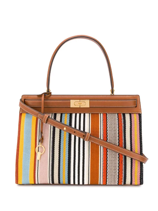tory burch striped tote