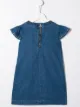 الصورة 2 من Alberta Ferretti Kids studded denim dress