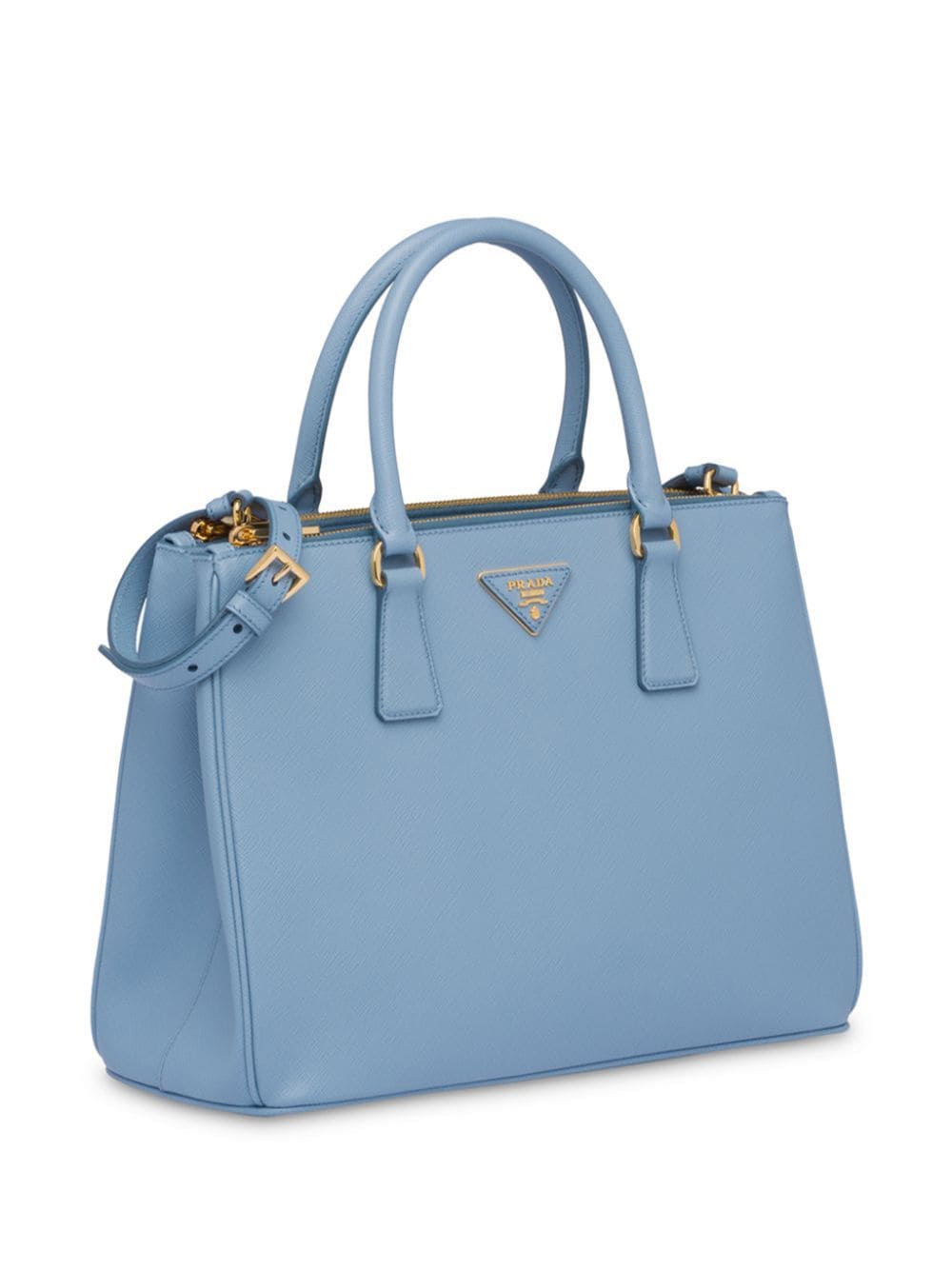 Baltic Blue Medium Prada Galleria Saffiano Leather Bag