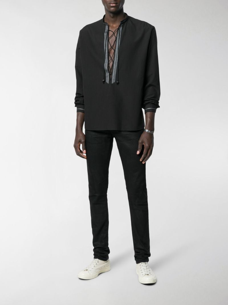 saint laurent tunic shirt