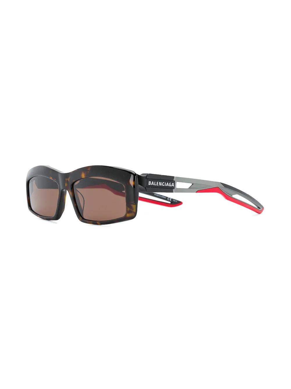 Balenciaga Eyewear Hybrid zonnebril Bruin