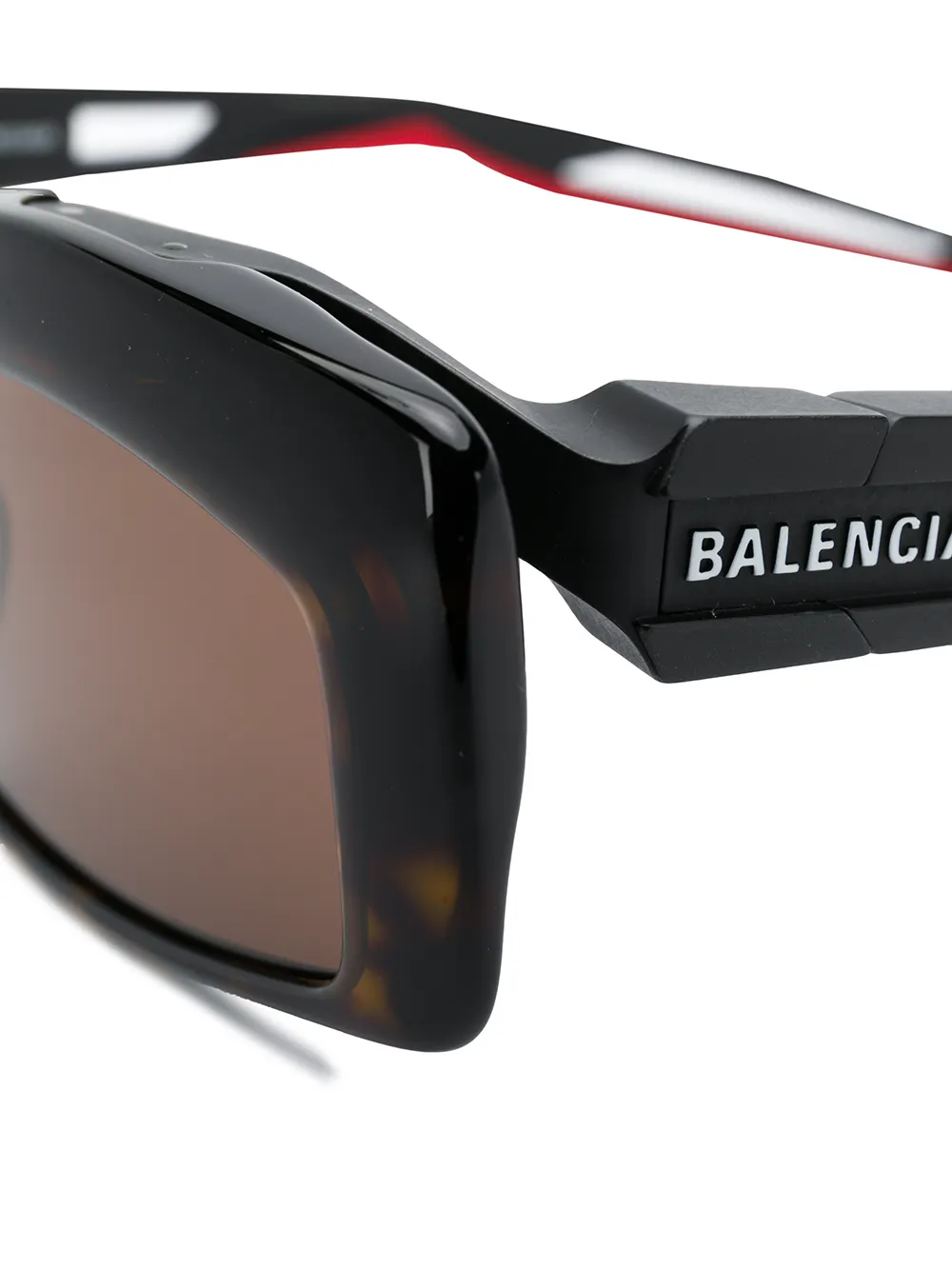 Balenciaga Eyewear Hybrid zonnebril Bruin