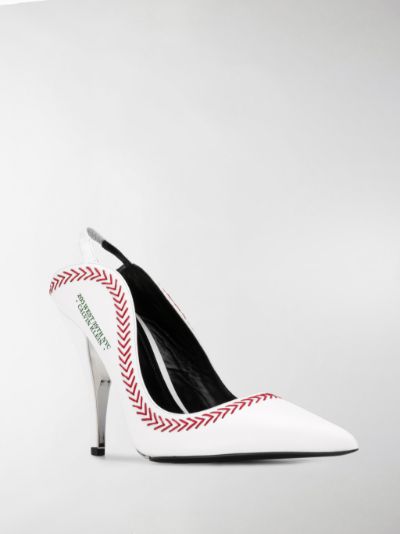 calvin klein pumps white