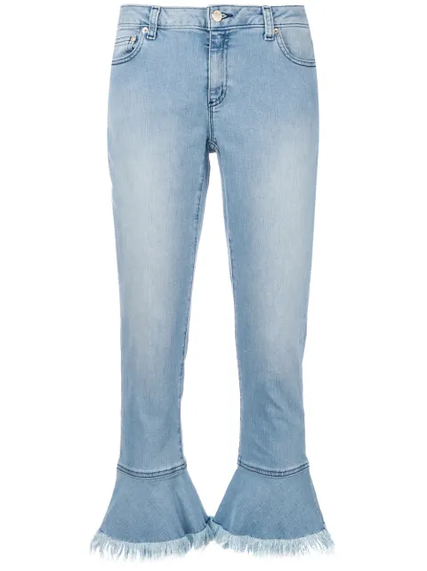 Michael Michael Kors fringed hem jeans