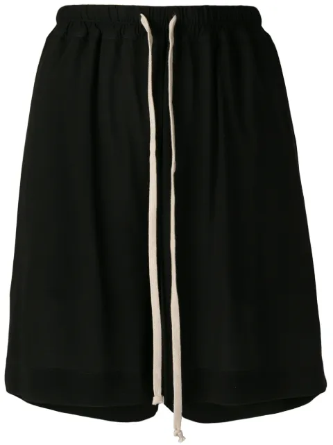 Rick Owens high-waisted drawstring shorts