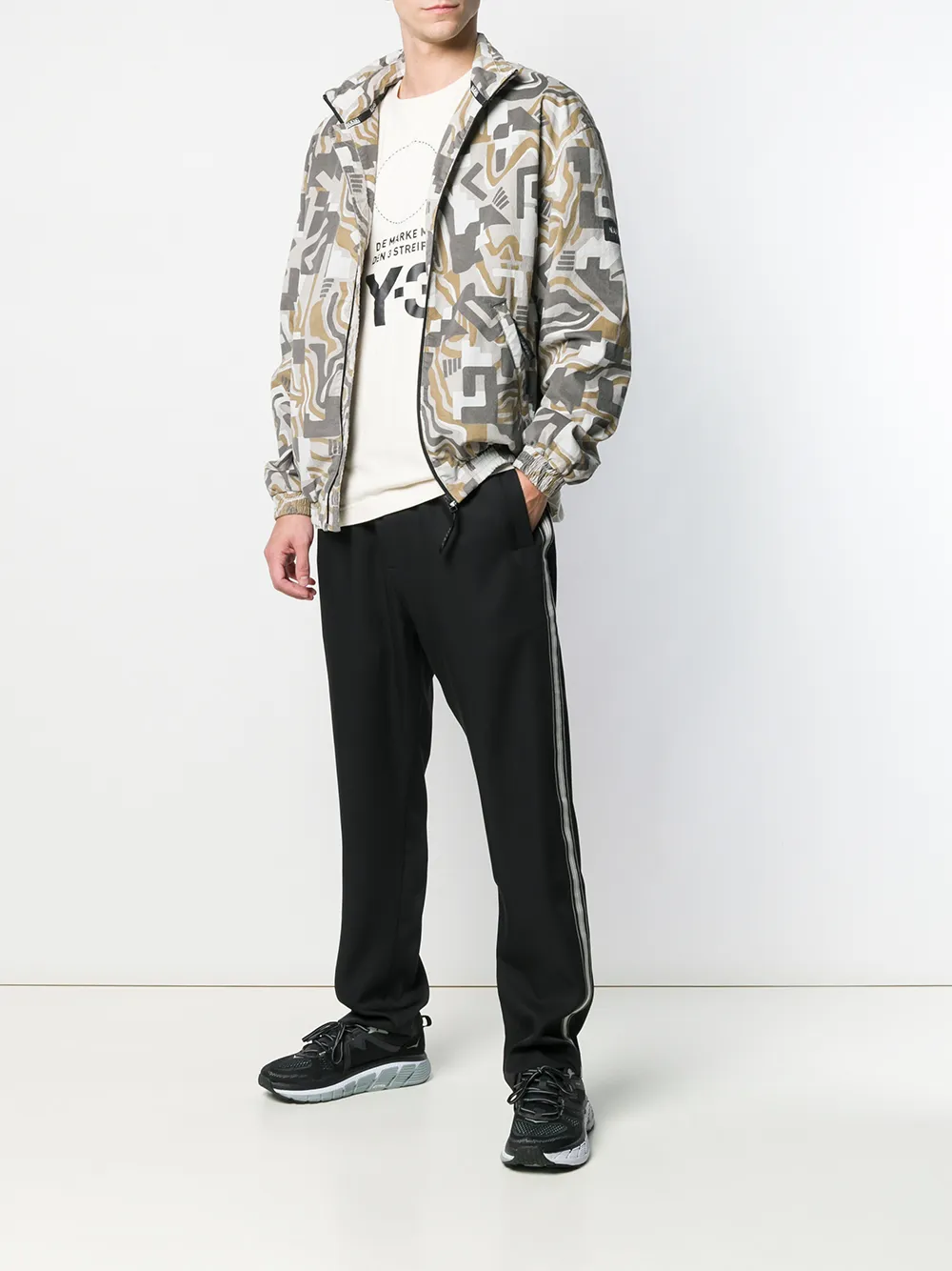 Napa By Martine Rose geometric pattern sports jacket | Sport Jackets & Windbreakers | Image 2