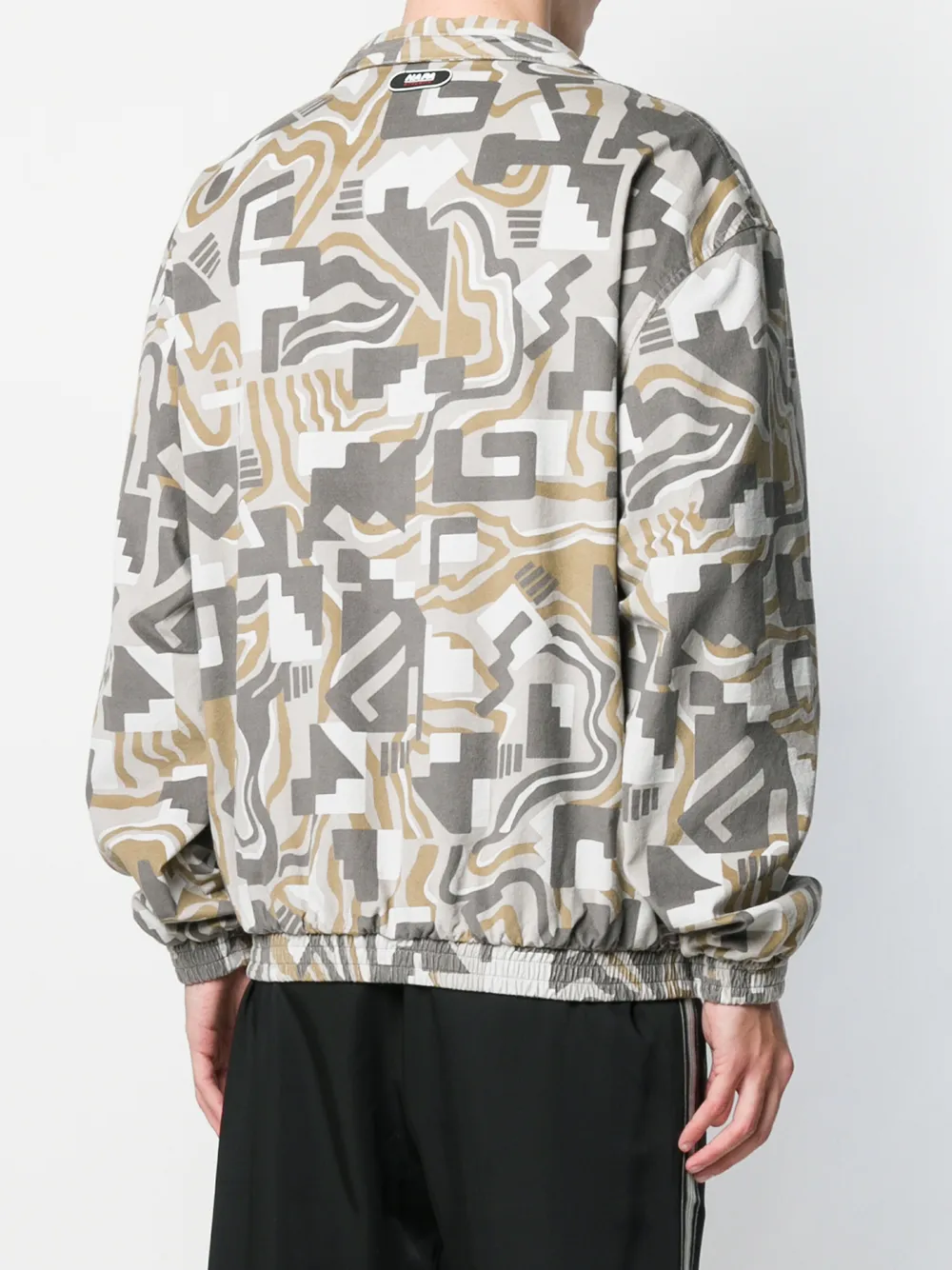 Napa By Martine Rose Sportjas met geometrische patroon Grijs