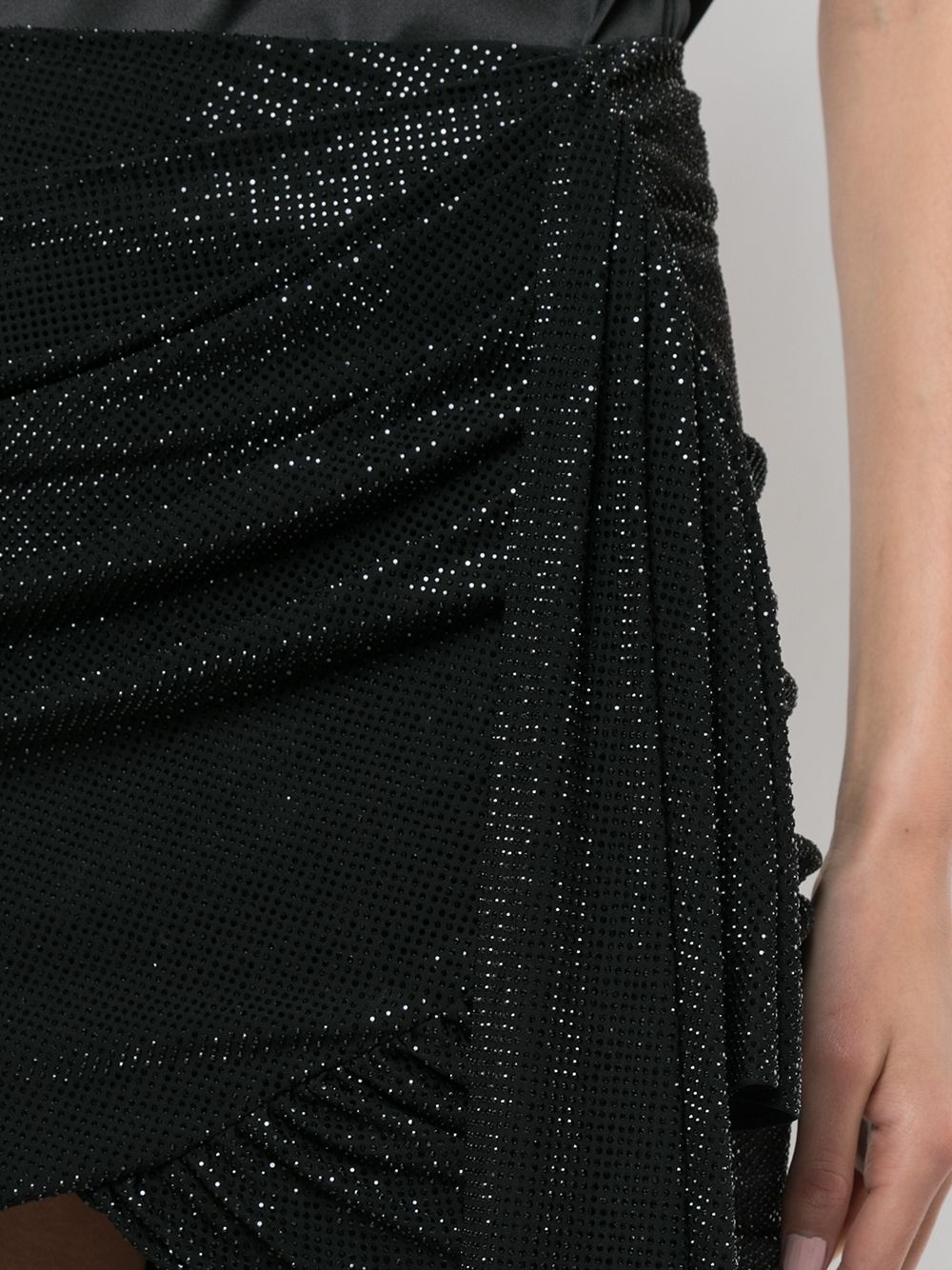 фото Alexandre vauthier юбка мини со сборками по бокам
