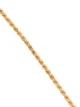 All Blues Rope polished gold vermeil necklace