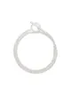Image 1 of All Blues Rope polished sterling silver bracelet