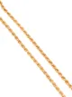 All Blues Rope polished gold vermeil bracelet