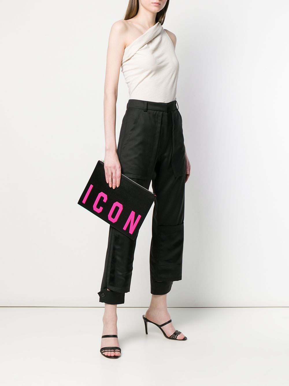 фото Dsquared2 клатч с принтом Icon