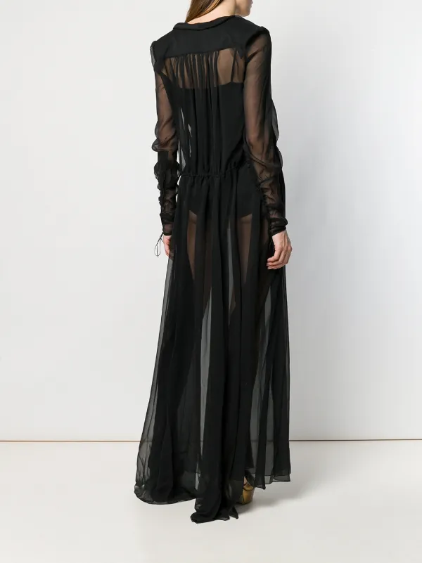 chinese dress ladies Romantic Long Sleeve Maxi Dress + Lace