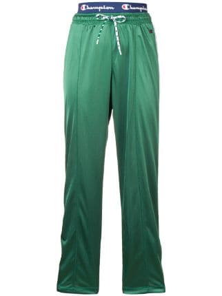 green champion track pants