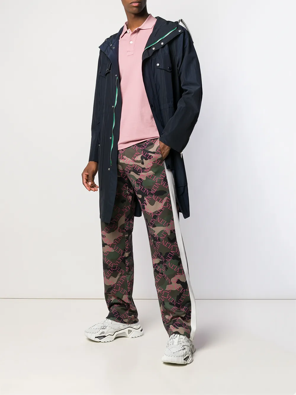 Valentino Garavani VLTN trainingsbroek met grind print Groen