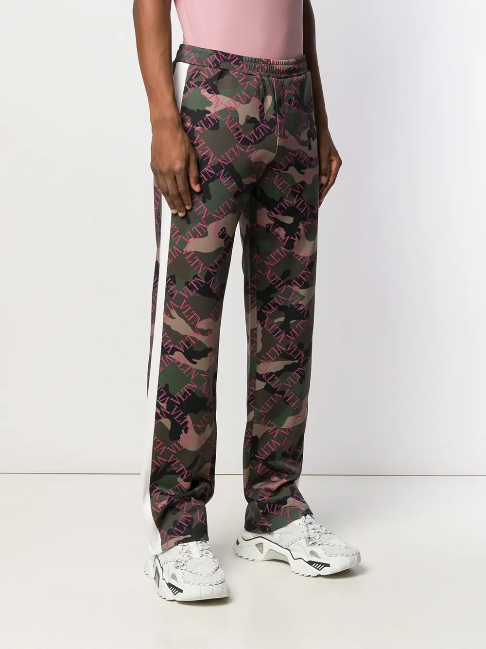Valentino Garavani VLTN trainingsbroek met grind print Groen